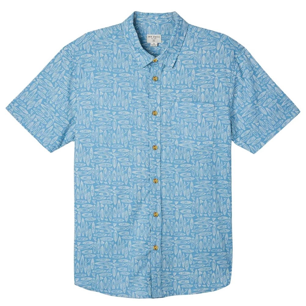 O'Neill Men's Surf Shapes Button-Up Shirt